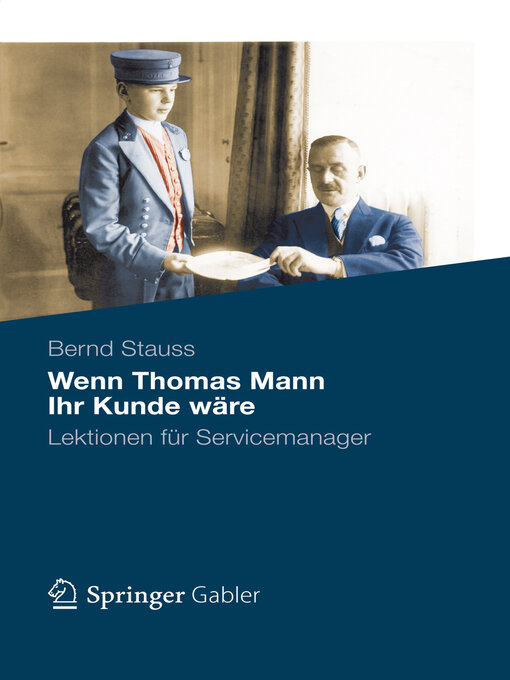 Title details for Wenn Thomas Mann Ihr Kunde wäre by Bernd Stauss - Available